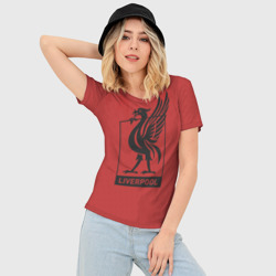 Женская футболка 3D Slim Ливерпуль - фото 2