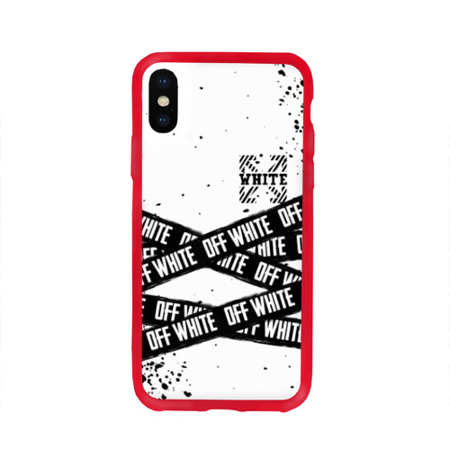 Чехол для iPhone X глянцевый OFF-WHITE Фото 01 Чехол для iPhone X глянцевый OFF-WHITE Фото 01