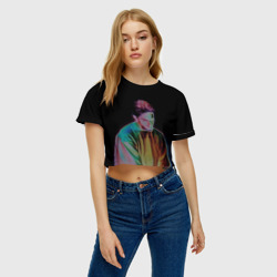 Женская футболка Crop-top 3D Bones Art 2 - фото 2