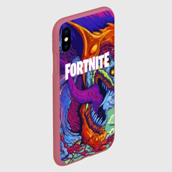 Чехол для iPhone XS Max матовый Fortnite hyperbeast - фото 2