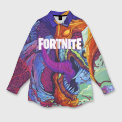 Мужская рубашка oversize 3D Fortnite hyperbeast