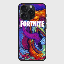 Чехол силиконовый для Apple iPhone 15 Pro матовый Fortnite hyperbeast