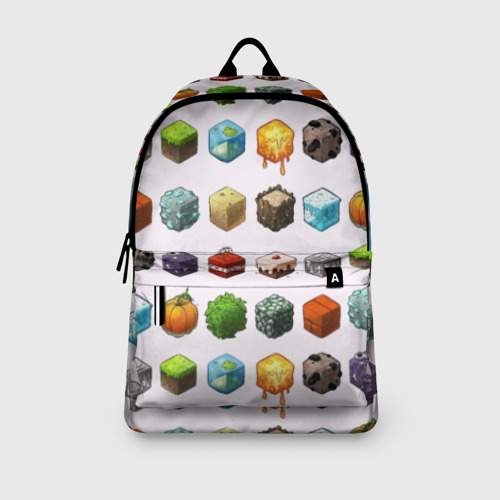 Рюкзак 3D с принтом Minecraft, вид сбоку #3