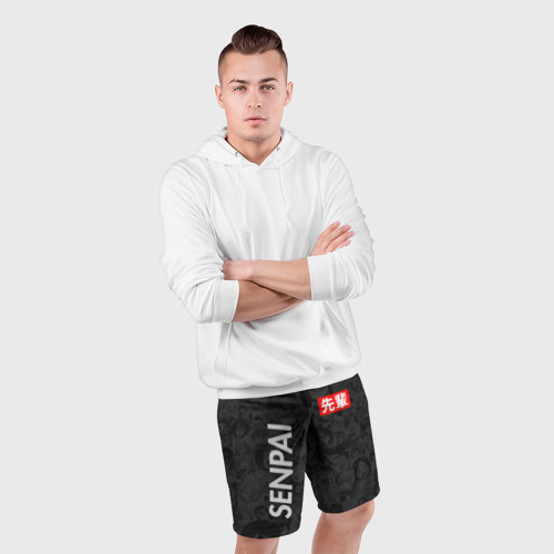 Мужские шорты спортивные Senpai Поло, цвет 3D печать - фото 5