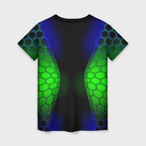 Женская футболка 3D Паук на ночной охоте, цвет 3D печать - фото 2