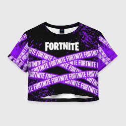 Женская футболка Crop-top 3D Fortnite