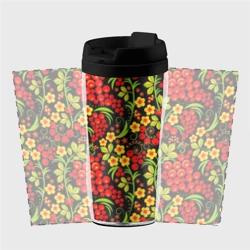 Термокружка-непроливайка Хохлома - фото 2