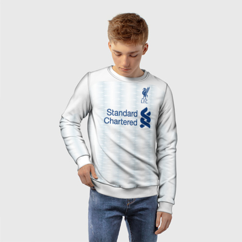 Детский свитшот 3D Salah away 19-20, цвет 3D печать - фото 3