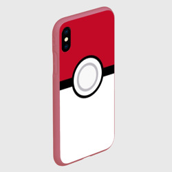 Чехол для iPhone XS Max матовый Покебол - фото 2