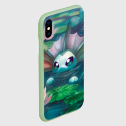 Чехол для iPhone XS Max матовый Vaporeon - фото 2