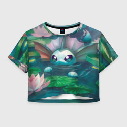 Женская футболка Crop-top 3D Vaporeon