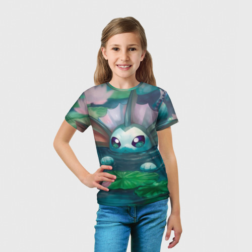 Детская футболка 3D Vaporeon, цвет 3D печать - фото 5