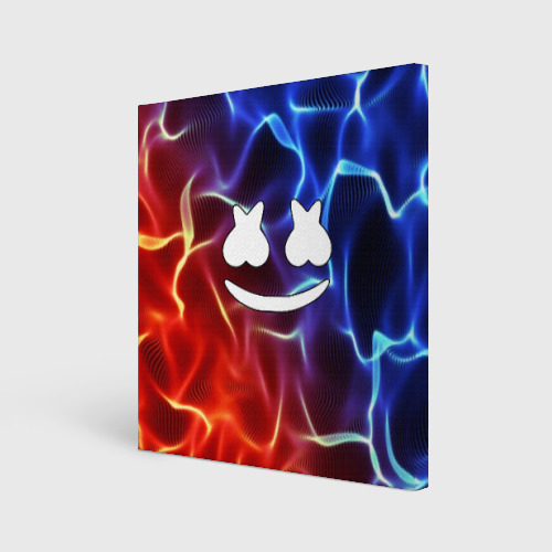 Холст квадратный Marshmello Thunder, цвет 3D печать