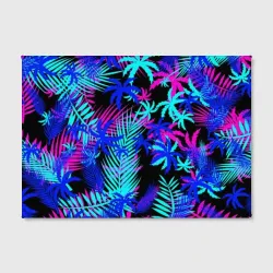 Холст прямоугольный Неоновые тропики tropical neon - фото 2