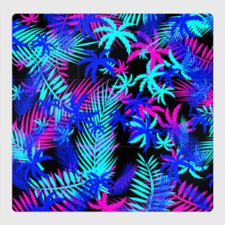Магнитный плакат 3Х3 Неоновые тропики tropical neon