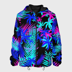 Мужская куртка 3D Неоновые тропики tropical neon