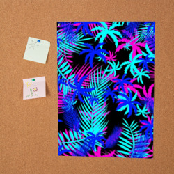 Постер Неоновые тропики tropical neon - фото 2