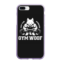 Чехол для iPhone 7Plus/8 Plus матовый Gym woof