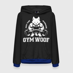 Женская толстовка 3D Gym woof