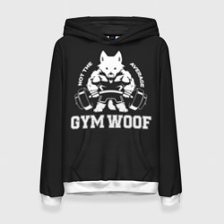 Женская толстовка 3D Gym woof