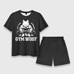 Мужской костюм с шортами 3D Gym woof