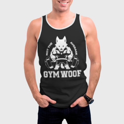 Мужская майка 3D Gym woof - фото 2