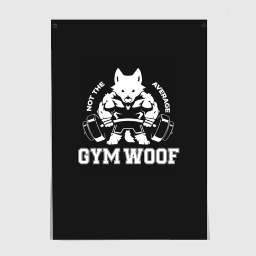 Постер Gym woof