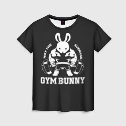 Женская футболка 3D Gym bunny