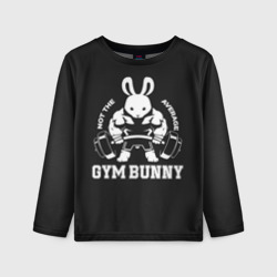 Детский лонгслив 3D Gym bunny