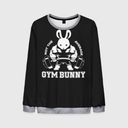 Мужской свитшот 3D Gym bunny