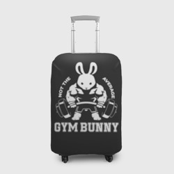 Чехол для чемодана 3D Gym bunny