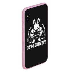 Чехол для iPhone XS Max матовый Gym bunny - фото 2