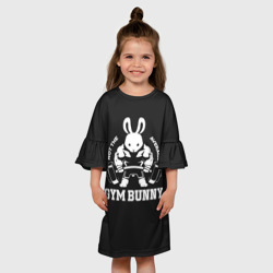 Детское платье 3D Gym bunny - фото 2