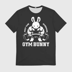 Мужская футболка 3D Gym bunny