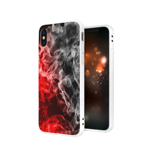Чехол для iPhone X матовый БИТВА ОГНЕЙ Фото 01 Чехол для iPhone X матовый БИТВА ОГНЕЙ Фото 01