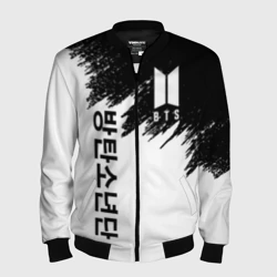 Мужской бомбер 3D BTS брызги красок