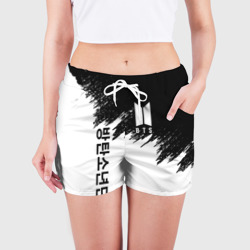 Женские шорты 3D BTS брызги красок - фото 2