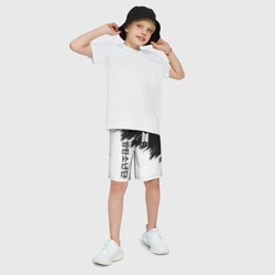 Детские спортивные шорты 3D BTS брызги красок - фото 2