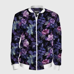 Мужской бомбер 3D Цветочный сад