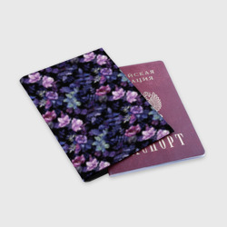 Обложка для паспорта матовая кожа Цветочный сад - фото 2
