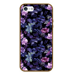 Чехол для iPhone 5/5S матовый Цветочный сад