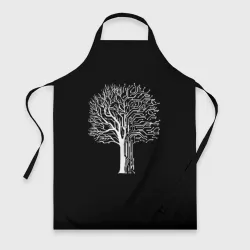 Фартук 3D Digital tree кибер дерево
