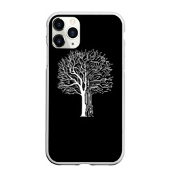 Чехол для iPhone 11 Pro Max матовый Digital tree кибер дерево