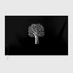 Флаг 3D Digital tree кибер дерево