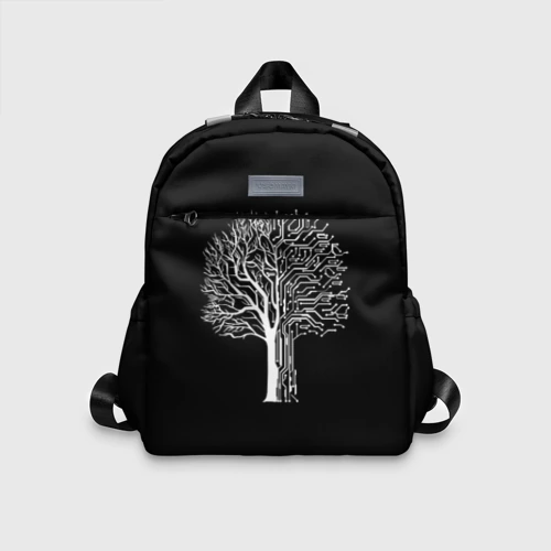 Детский рюкзак 3D Digital tree кибер дерево