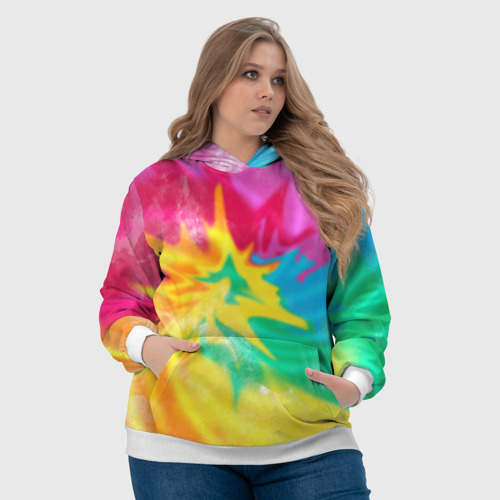 Женская толстовка 3D Tie-Dye - фото 6