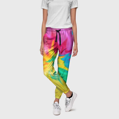 Женские брюки 3D Tie-Dye, цвет 3D печать - фото 3