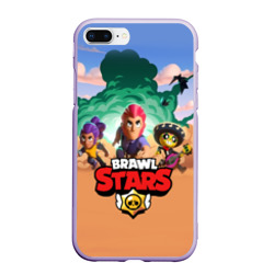 Чехол для iPhone 7Plus/8 Plus матовый Brawl Stars