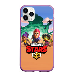 Чехол для iPhone 11 Pro Max матовый Brawl Stars