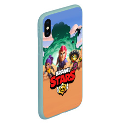 Чехол для iPhone XS Max матовый Brawl Stars - фото 2